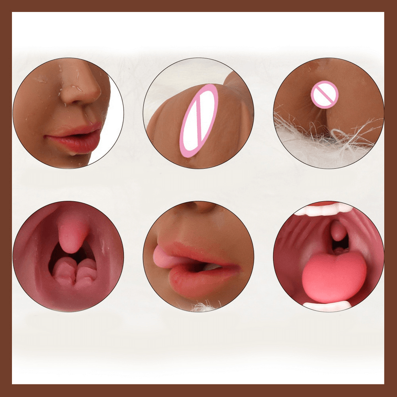 3 in 1 Male Masturbator / Realistic Mouth with Vagina and Anus Imitation / Men's Sex Toys - EVE's SECRETS