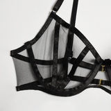 3-Piece Intimate Erotic Costume / Women's Elegant Transparent Underwear / Exotic Lace Set - EVE's SECRETS
