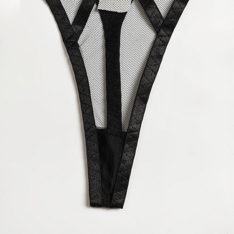 3-Piece Intimate Erotic Costume / Women's Elegant Transparent Underwear / Exotic Lace Set - EVE's SECRETS