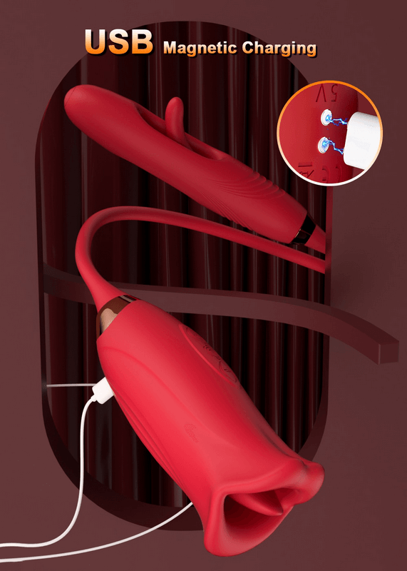 3in1 Patting Licking Vibrating Sex Toy / Clit G-Spot A-Spot Vibrator - EVE's SECRETS
