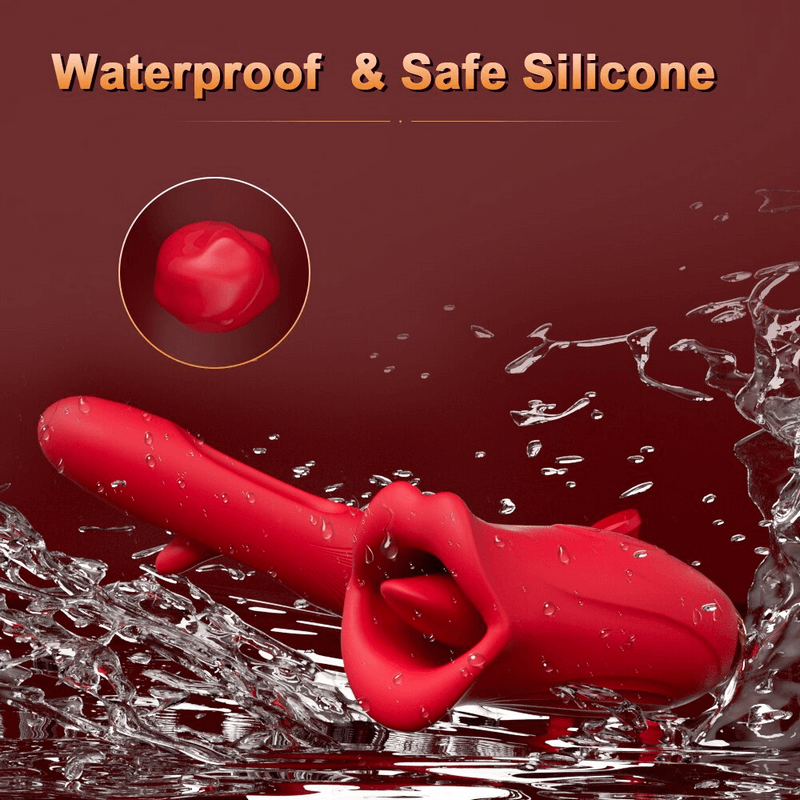 3in1 Patting Licking Vibrating Sex Toy / Clit G-Spot A-Spot Vibrator - EVE's SECRETS