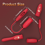 3in1 Patting Licking Vibrating Sex Toy / Clit G-Spot A-Spot Vibrator - EVE's SECRETS