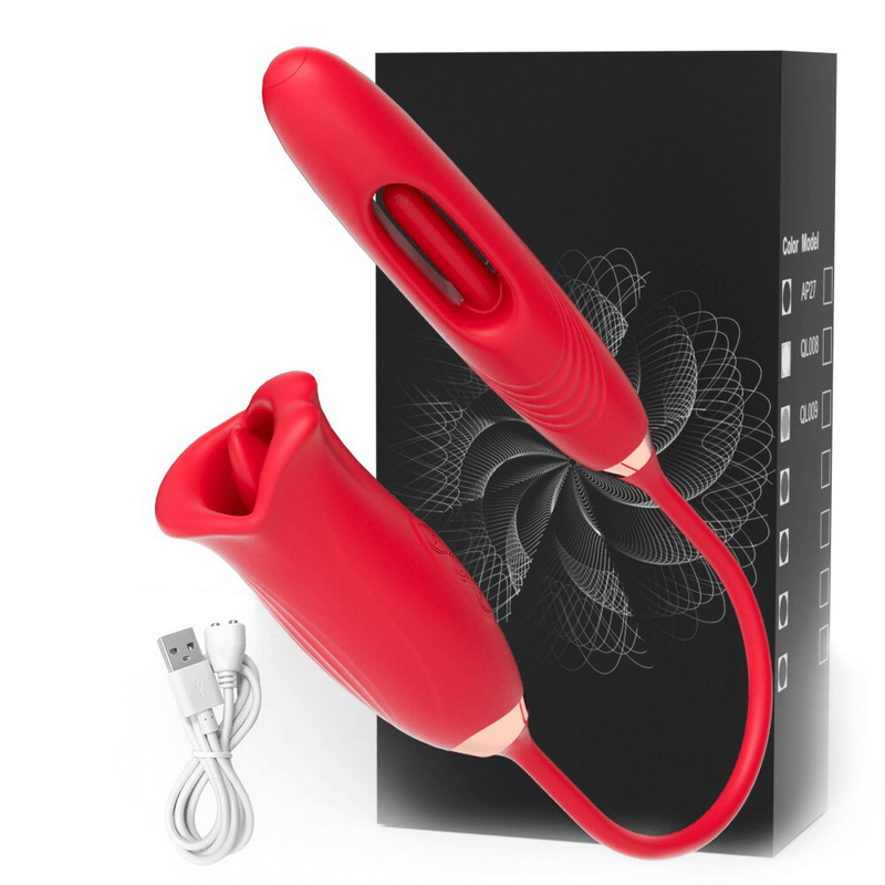 3in1 Patting Licking Vibrating Sex Toy / Clit G-Spot A-Spot Vibrator - EVE's SECRETS