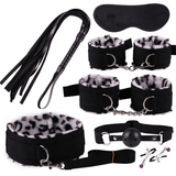 7 Pcs BDSM Kit for Couples / Adult Sex Toy Handcuffs / Erotic Accessories for Role Games - EVE's SECRETS