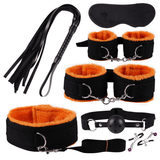 7 Pcs BDSM Kit for Couples / Adult Sex Toy Handcuffs / Erotic Accessories for Role Games - EVE's SECRETS