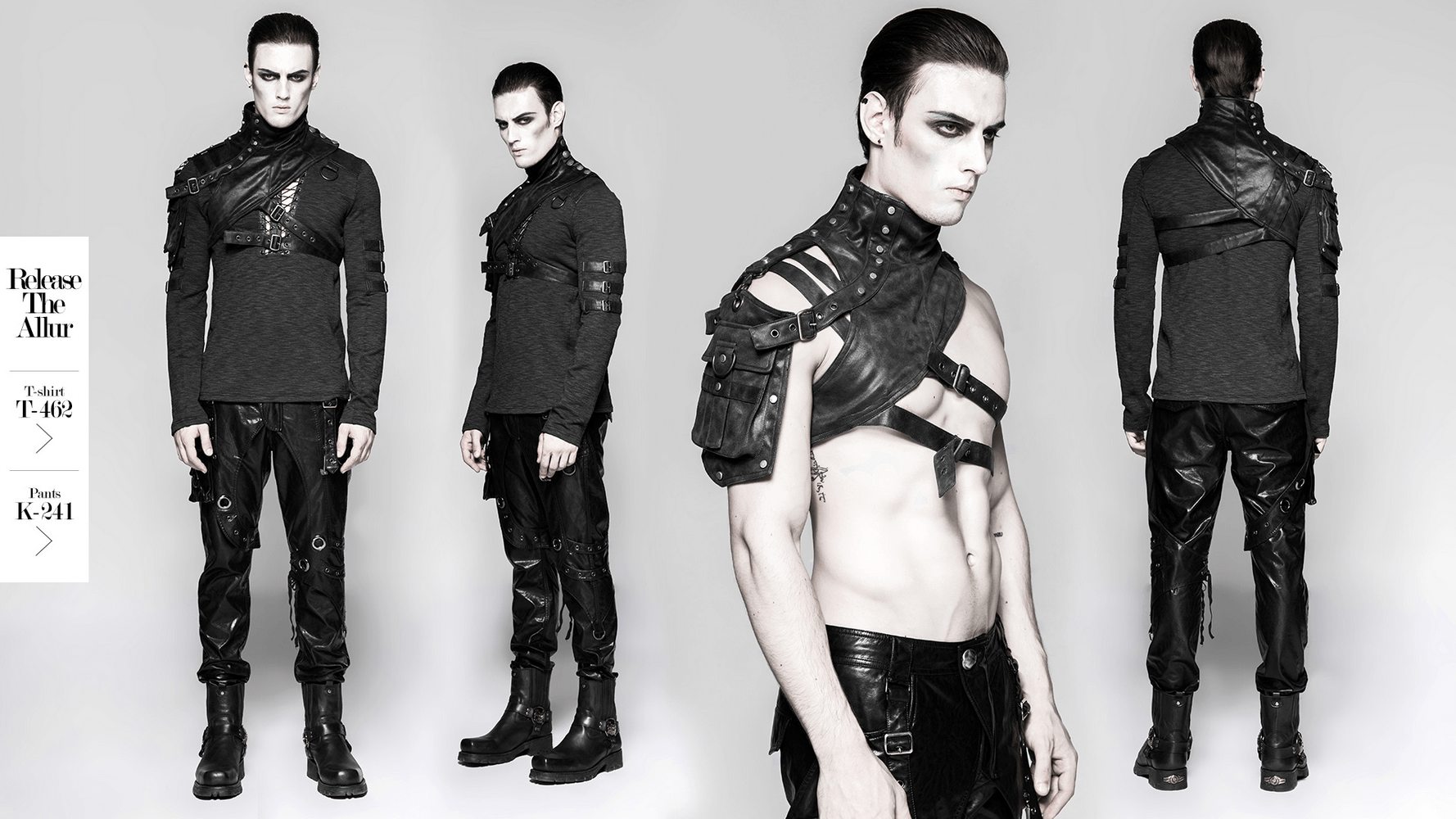 Adjustable Buckles and Straps for Edgy Shoulder Protection