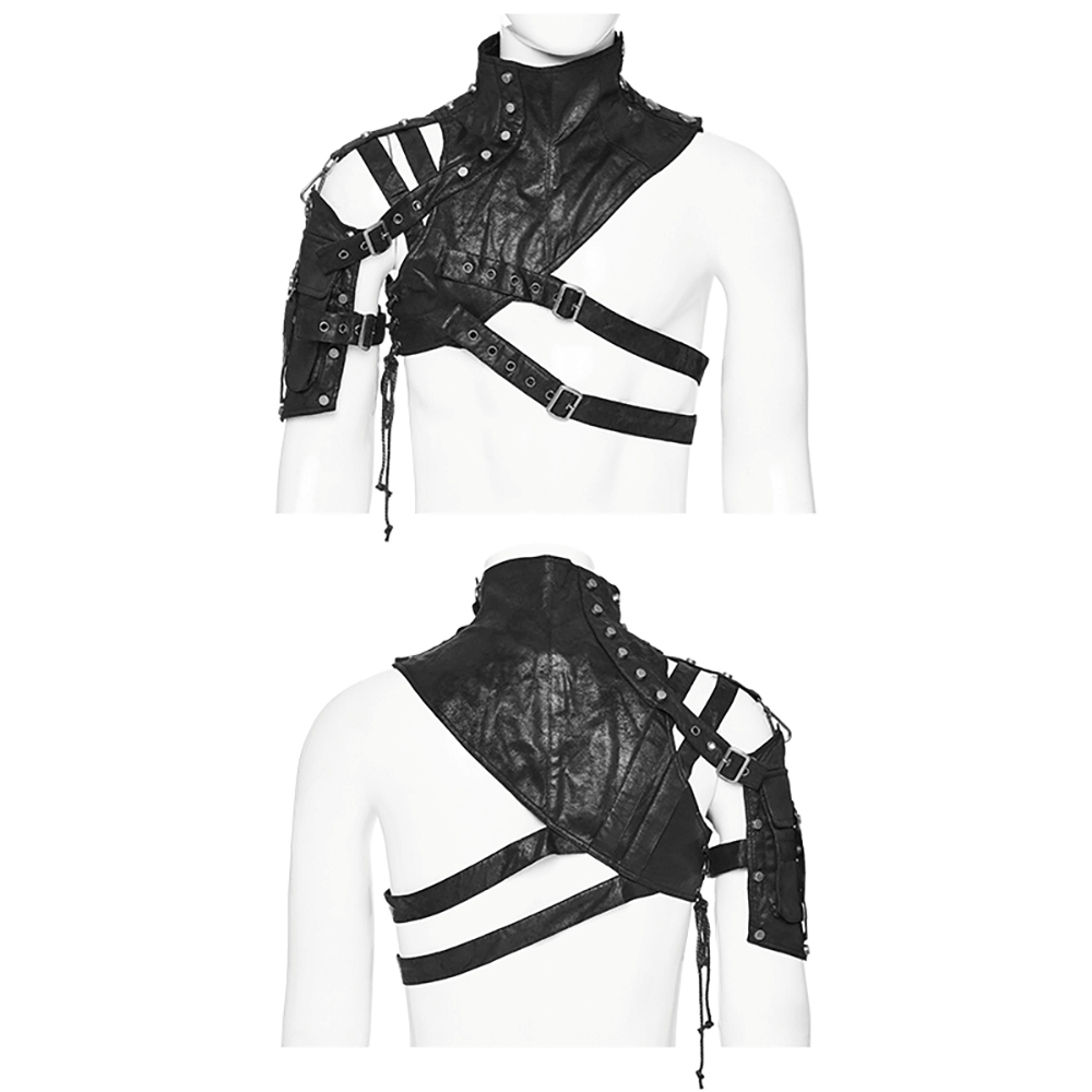 Adjustable Buckles and Straps for Edgy Shoulder Protection