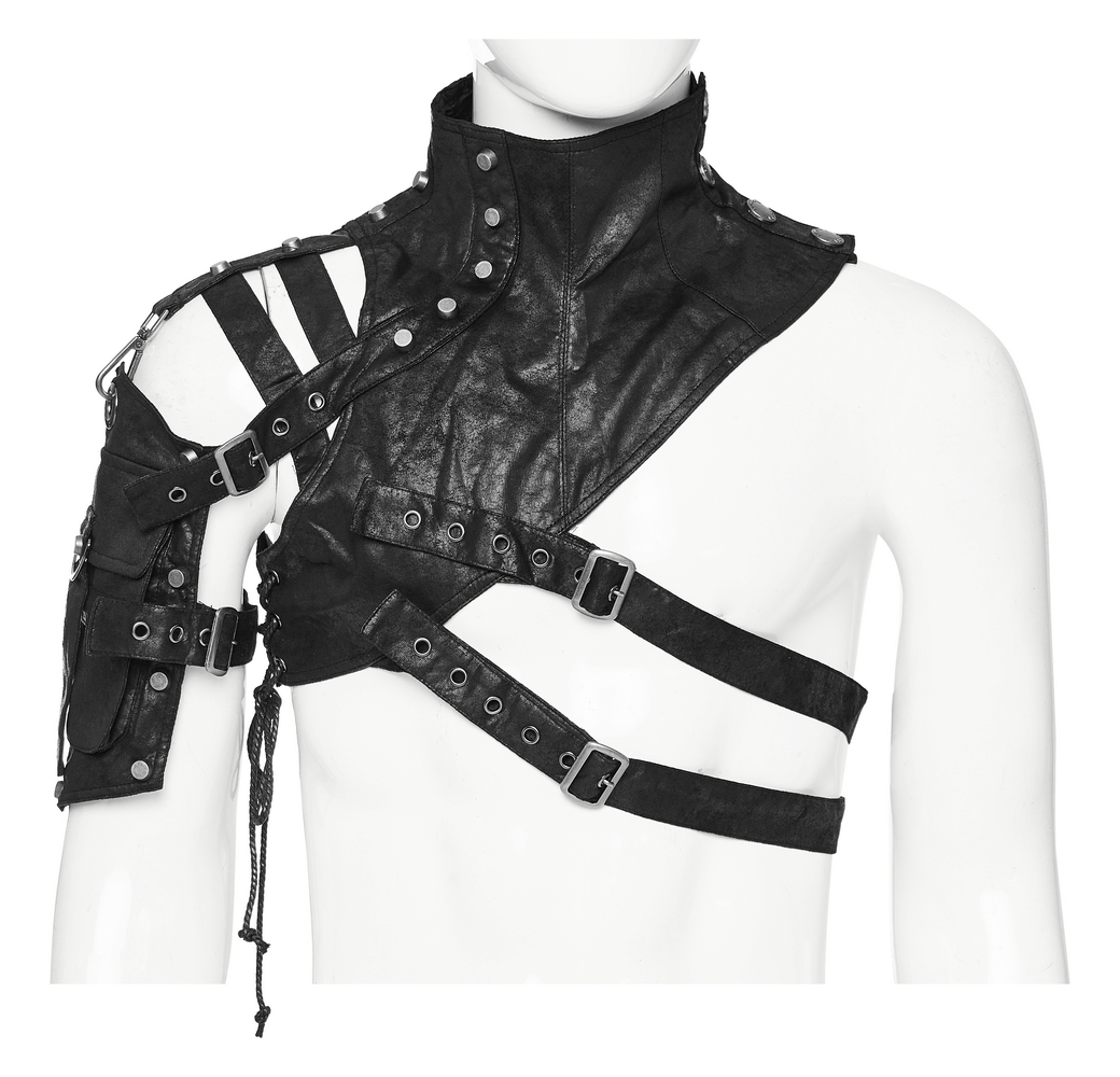 Adjustable Buckles and Straps for Edgy Shoulder Protection