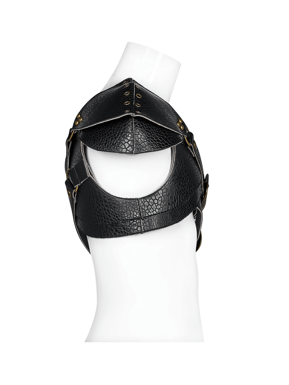 Adjustable Punk Shoulder Harness with Armor-Inspired Design