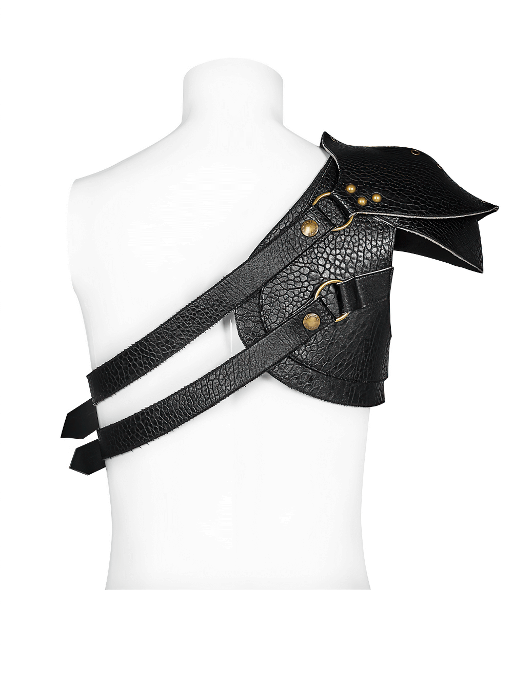 Adjustable Punk Shoulder Harness with Armor-Inspired Design