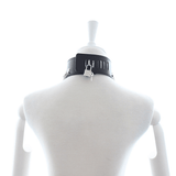 Adjustable Rivet Choker with Multi-Layered Chain and O-Ring / BDSM Collars in Different Colors - EVE's SECRETS
