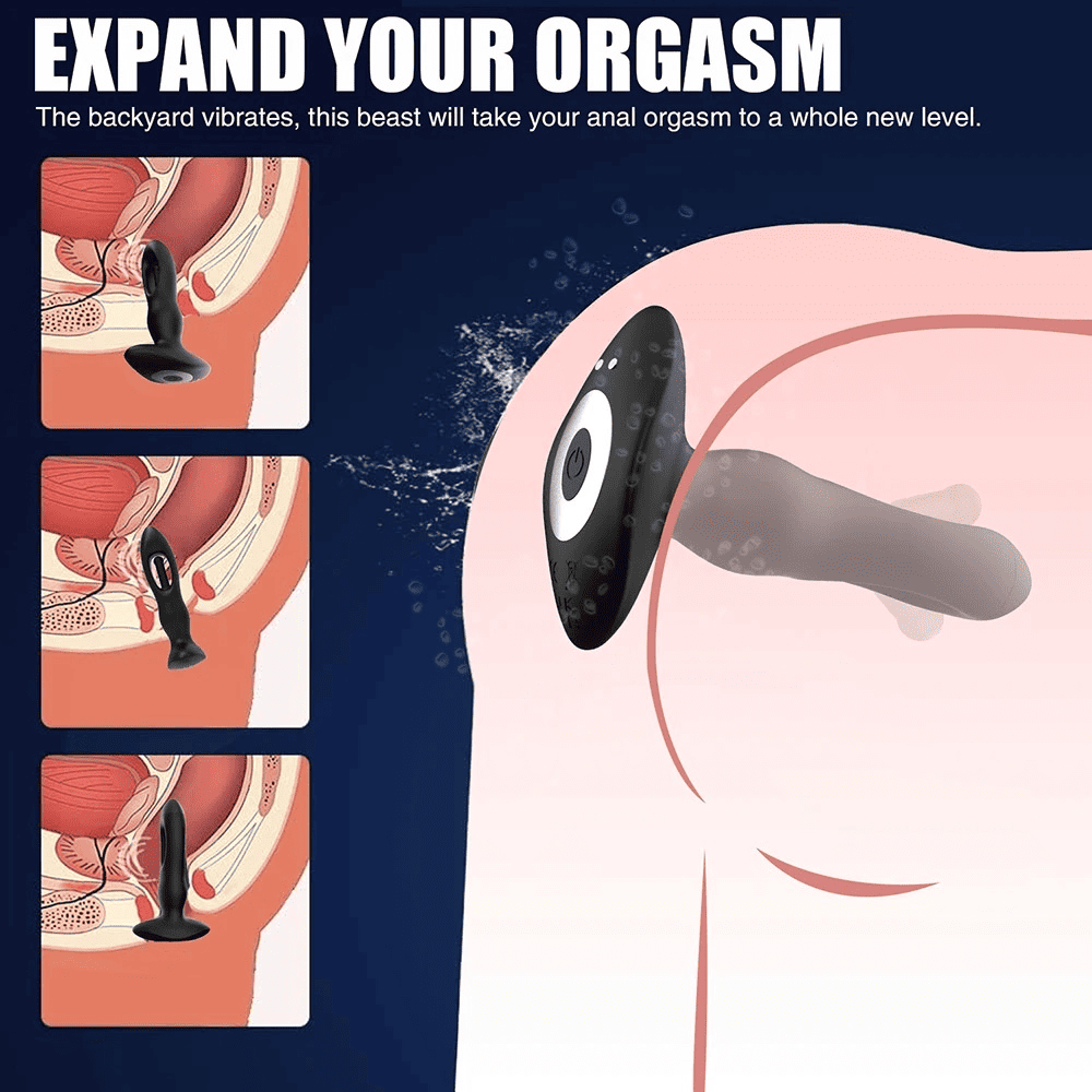 Adult Silicone Anal Butt Plug / Sex Toy with Remote Control