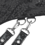 Asymmetrical Dress with Front Zipper and Buckle Details