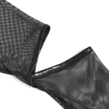 Asymmetrical Dress with Front Zipper and Buckle Details