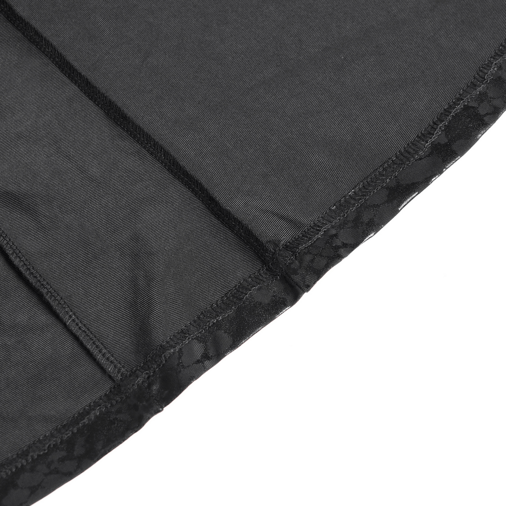 Asymmetrical Dress with Front Zipper and Buckle Details