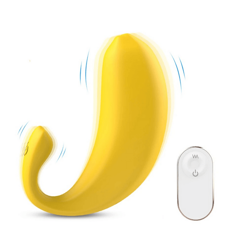 Banana Shape Vagina Clit Stimulator / 9 Speed G-Spot Vibrator for Ladies / Wireless Sex Toy - EVE's SECRETS