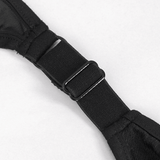 Bat Shaped Front Bikini Swimsuit: Sexy Crossed Back Straps