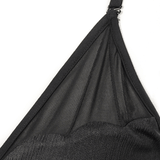 Bat Shaped Front Bikini Swimsuit: Sexy Crossed Back Straps