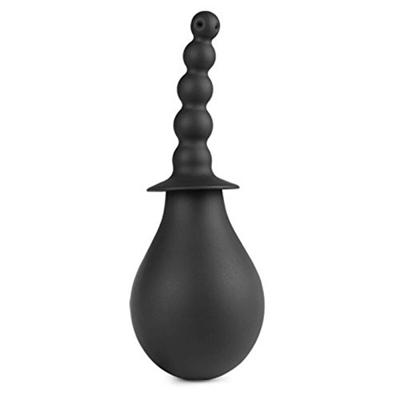 Big Silicone Anal Cleaning Ass & Vagina Pussy Cleaning Device / Enema Syringe Device Butt Plug - EVE's SECRETS