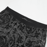 Black Mesh Leggings: Lace-Up / Gothic High-Waist Leggings