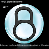 Black Silicone Cock Ring for Male / Sex Toys for Men / Stretchable Erotic Device - EVE's SECRETS