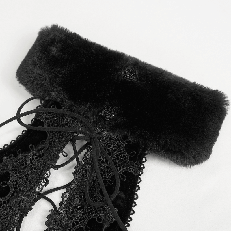 Black Velvet Halterneck Dress - Gothic Sexy Appeal