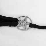 Black Velvet Pentagrams Bikini with a Sexy Stretch