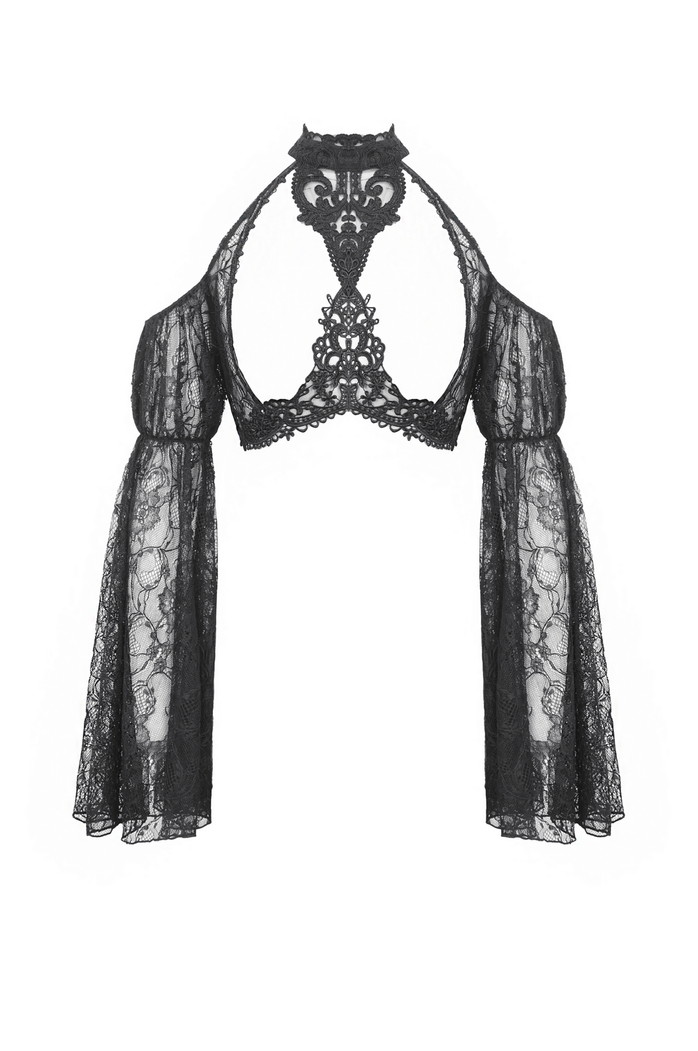Chic Black Lace Bolero Shrug for Night Events