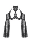Chic Black Lace Bolero Shrug for Night Events