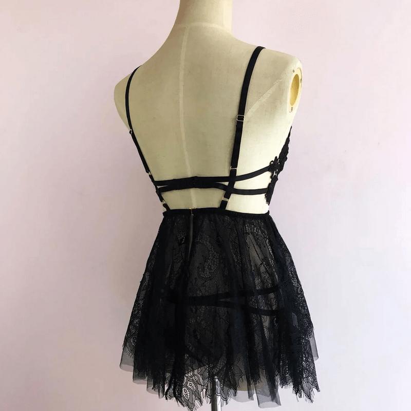 Chic Bridal Lace Babydoll - Romantic Wedding Nightwear - EVE's SECRETS