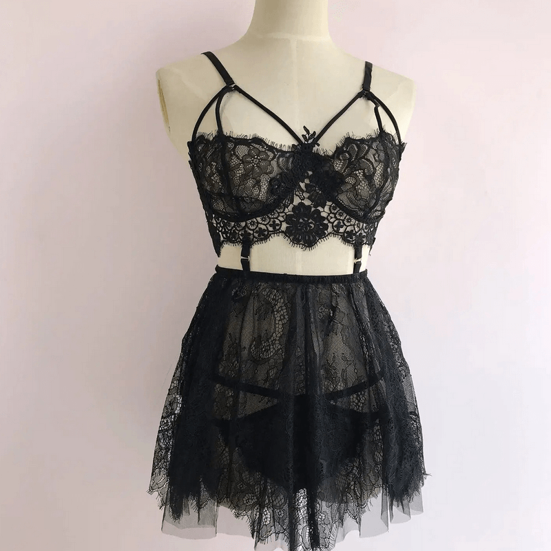Chic Bridal Lace Babydoll - Romantic Wedding Nightwear - EVE's SECRETS