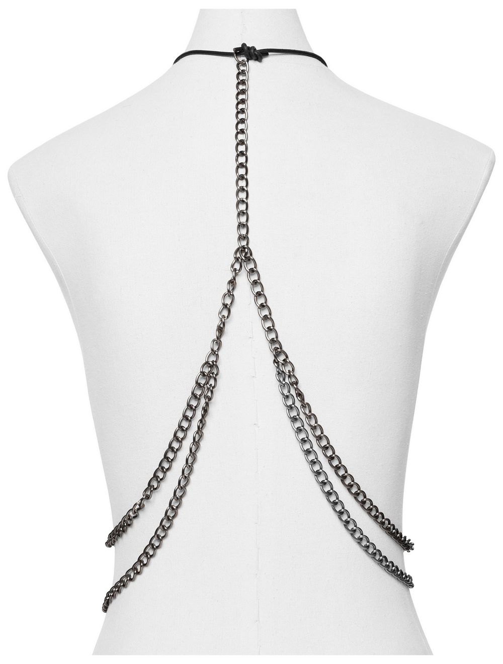 Chic Multi-Chain Body Harness for Effortless Layering