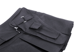Chic Pleated Mini Skirt featuring Punk Rock Buckle Accents