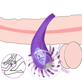 Cock Vibrator For Couple / Penis Ring with Licking Stimulator - EVE's SECRETS