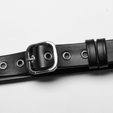 Daring PU Leather Body Harness with Choker for Women
