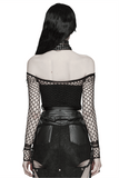Daring PU Leather Body Harness with Choker for Women