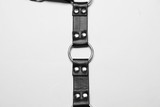 Daring PU Leather Body Harness with Choker for Women