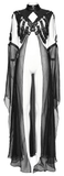 Daring Punk Cape with Adjustable Straps and Sleeves