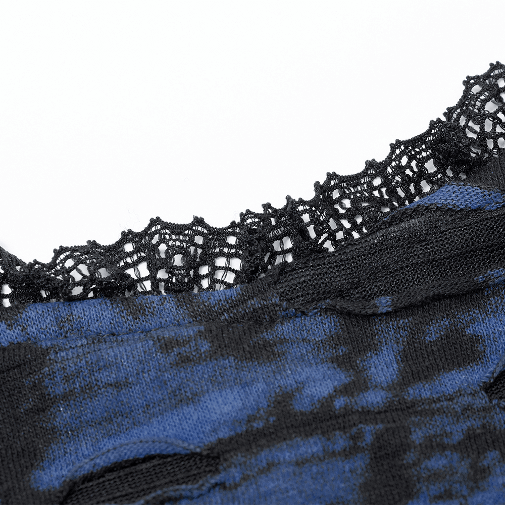Daring Sequin Mini Dress for Women with Lace Accents