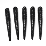 Dark Fluffy Gothic Gloves with Demon Claws and Edgy Cuffs