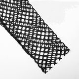 Edgy Gothic Punk Rhombus Mesh Top for Stylish Appeal