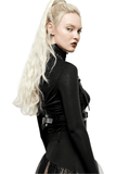 Edgy PU Leather Harness with Punk Metal Accents