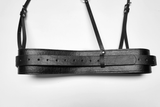 Edgy PU Leather Harness with Punk Metal Accents
