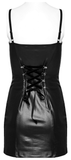 Edgy Women's Rivets Dress with Adjustable Straps
