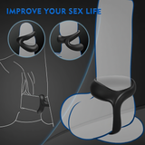 Elastic Men's Black Cock Rings / Silicone Male Sex Toys / What is a Penis Ring - EVE's SECRETS