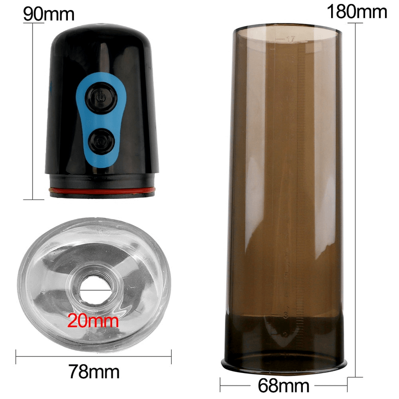 Automatic Electric Penis Pump for Men / Vacuum Cock Trainer with Scale / Men's Sex Toys - EVE's SECRETS