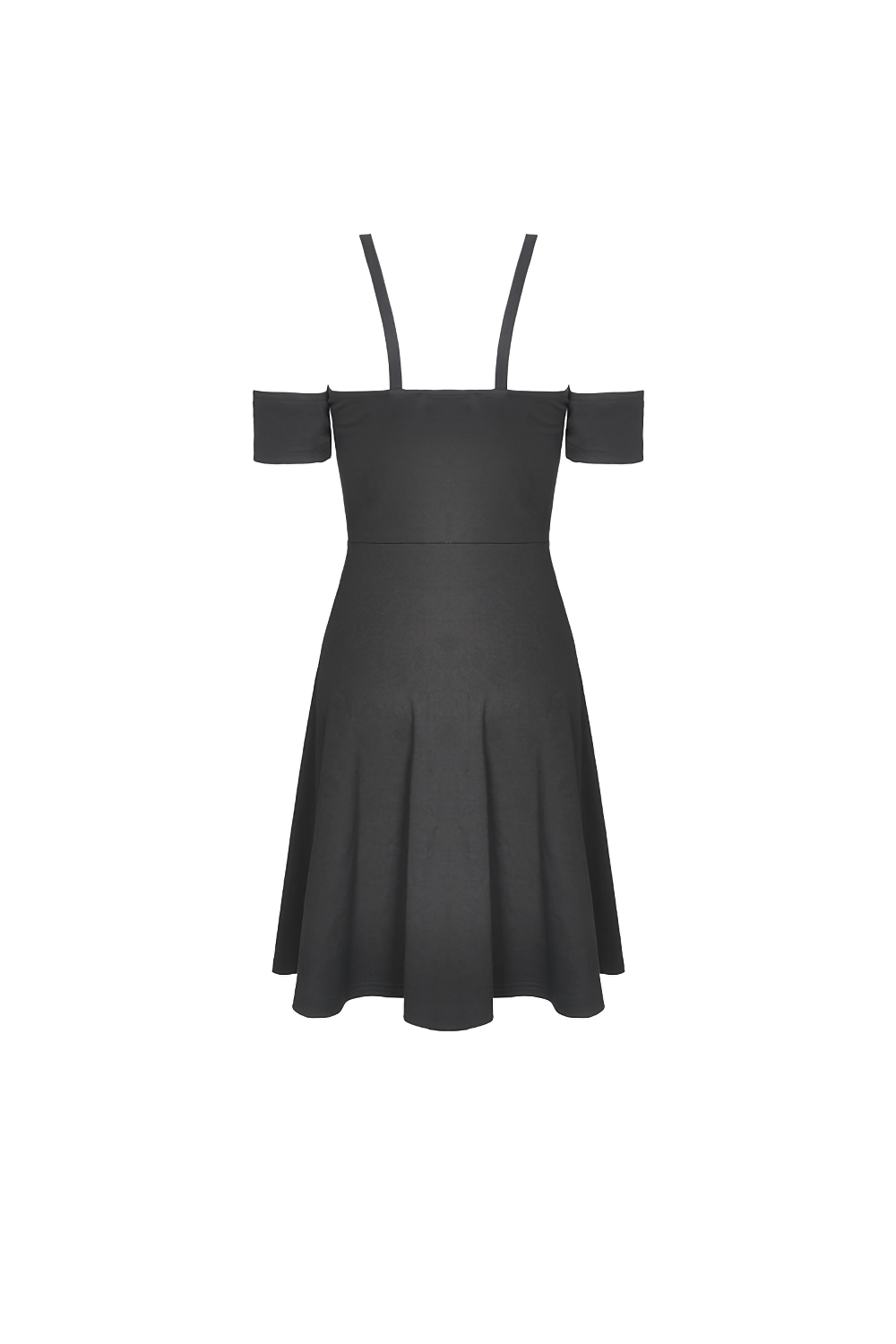 Elegant Off-Shoulder Dress with Crisscross Straps