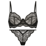 Elegant Sexy Lace Lingerie Set - Underwire Bra & Panty - EVE's SECRETS