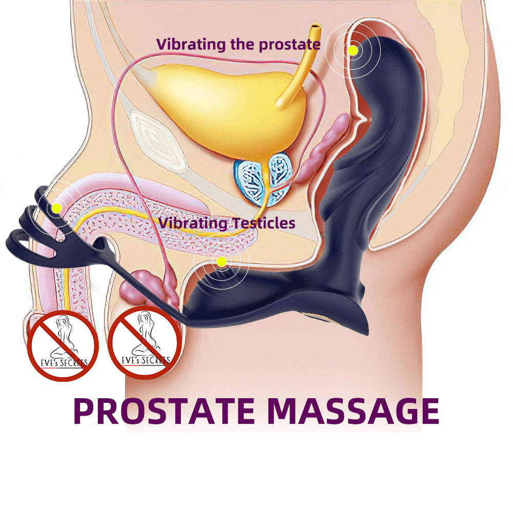 Erotic Anal Plug Vibrator With Remote Control / Male Prostate Massager / Sex Toys For Men - EVE's SECRETS