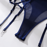 Erotic Seductive Bodysuits / Sexy Mesh Clothing with Long Gloves / Female Skinny Outfits - EVE's SECRETS